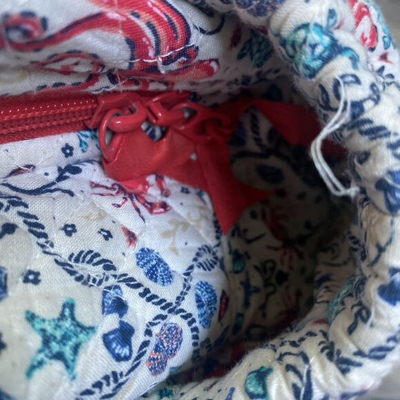 Vera Bradley Quilted Iconic Campus Backpack SEA LIFE Large - Picture 13 of 16